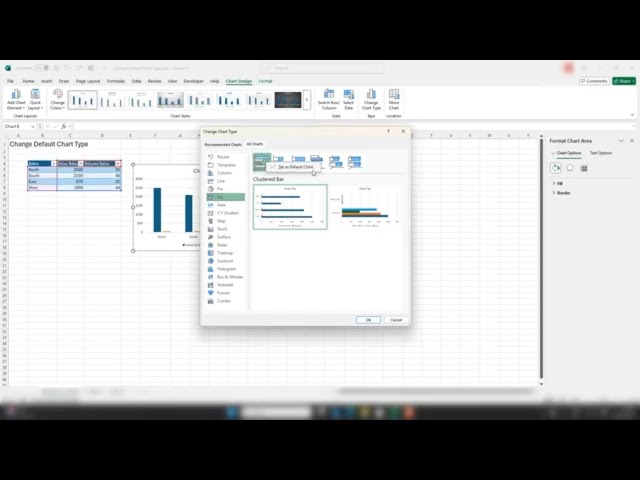 Video thumbnail for Speed Up Excel: Set Your Preferred Chart Type
