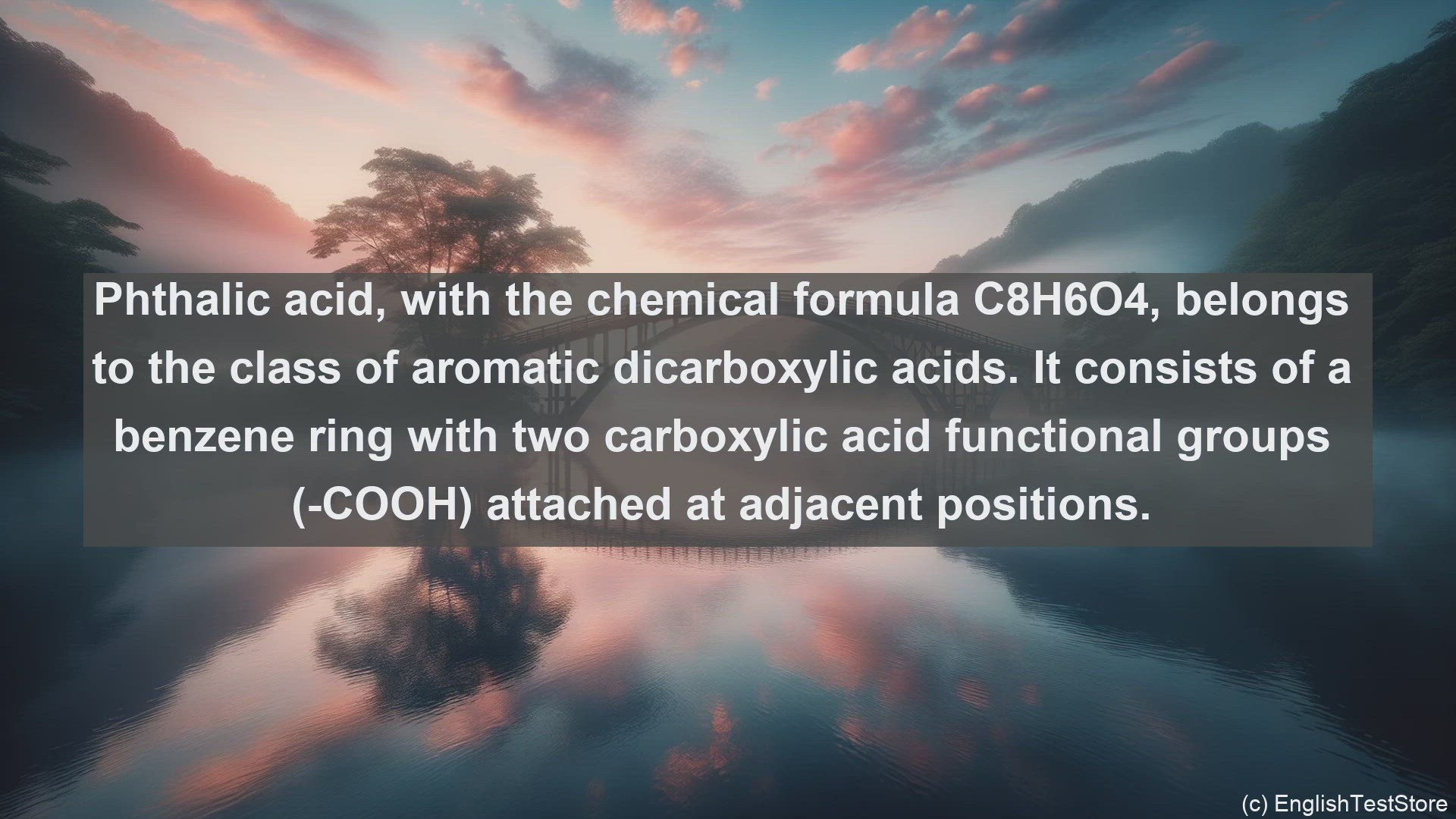 'Video thumbnail for Phthalic acid in science  definition and examples'