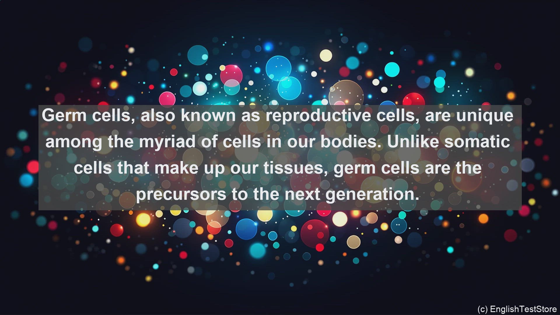 'Video thumbnail for Germ cell in science  definition and examples'