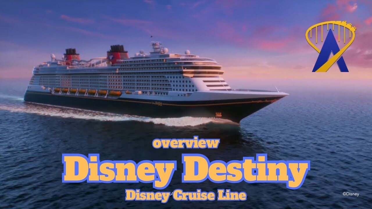 'Video thumbnail for Overview of the Disney Destiny Cruise Ship'