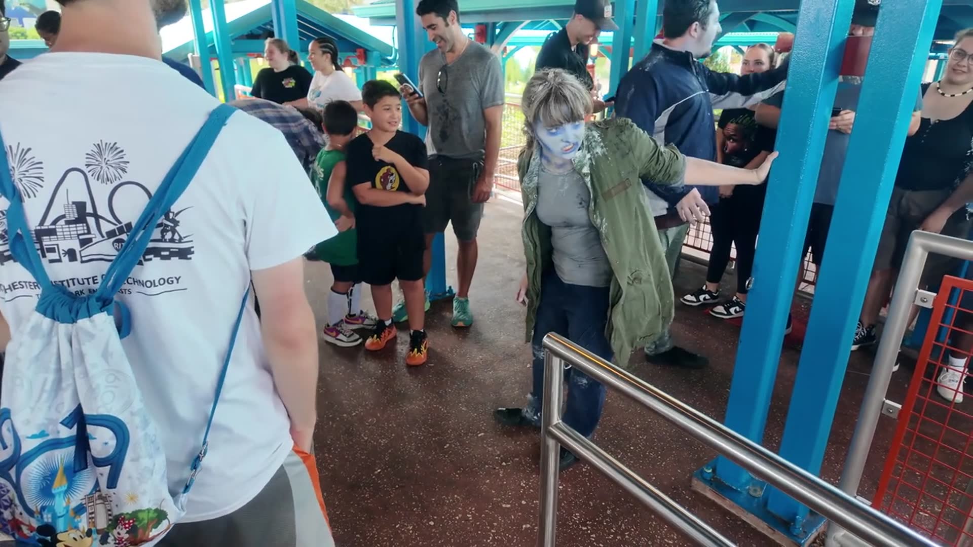 'Video thumbnail for Zombies Ride Ice Breaker Roller Coaster for Friday the 13th'