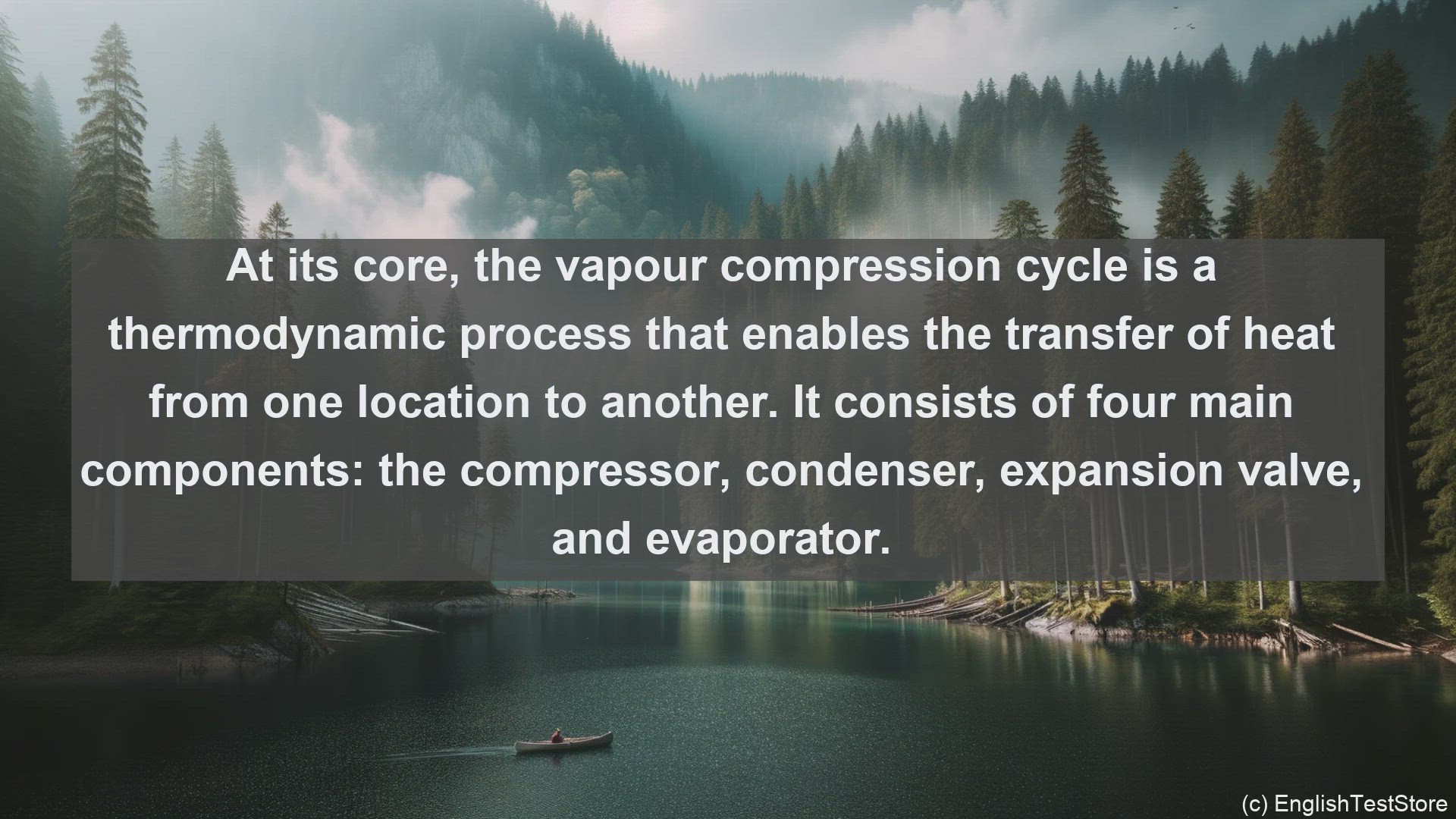 'Video thumbnail for The vapour compression cycle in science  definition and examples'