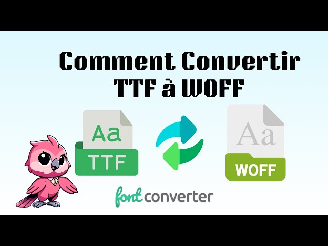 Video thumbnail for Comment Convertir TTF en WOFF (Guide Simple)