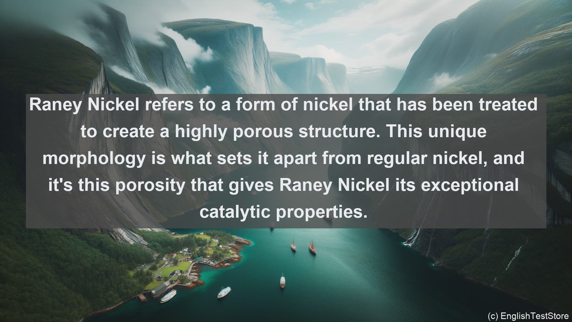 'Video thumbnail for Raney nickel in science  definition and examples'