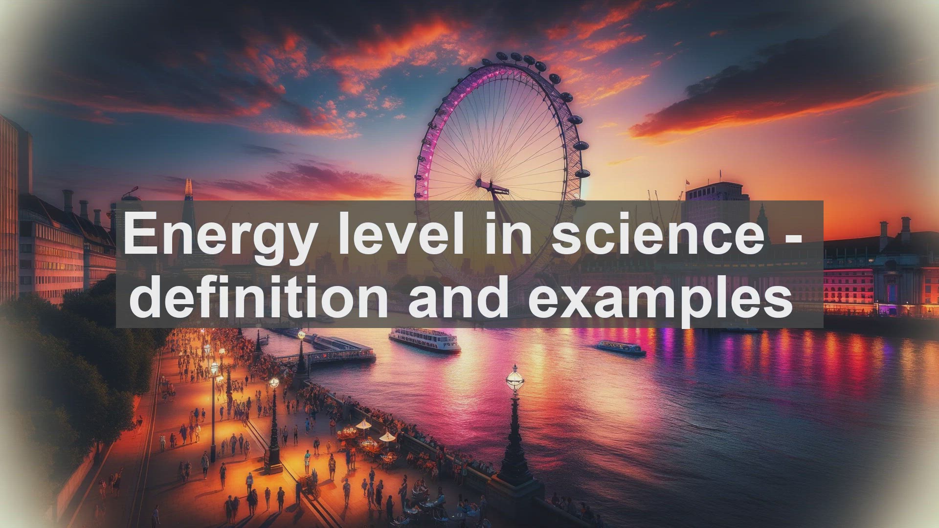 'Video thumbnail for Energy level in science  definition and examples'