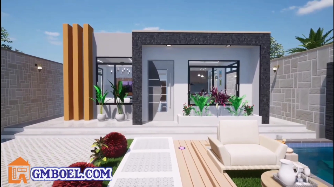 'Video thumbnail for Modern And Beautiful House 8x14'