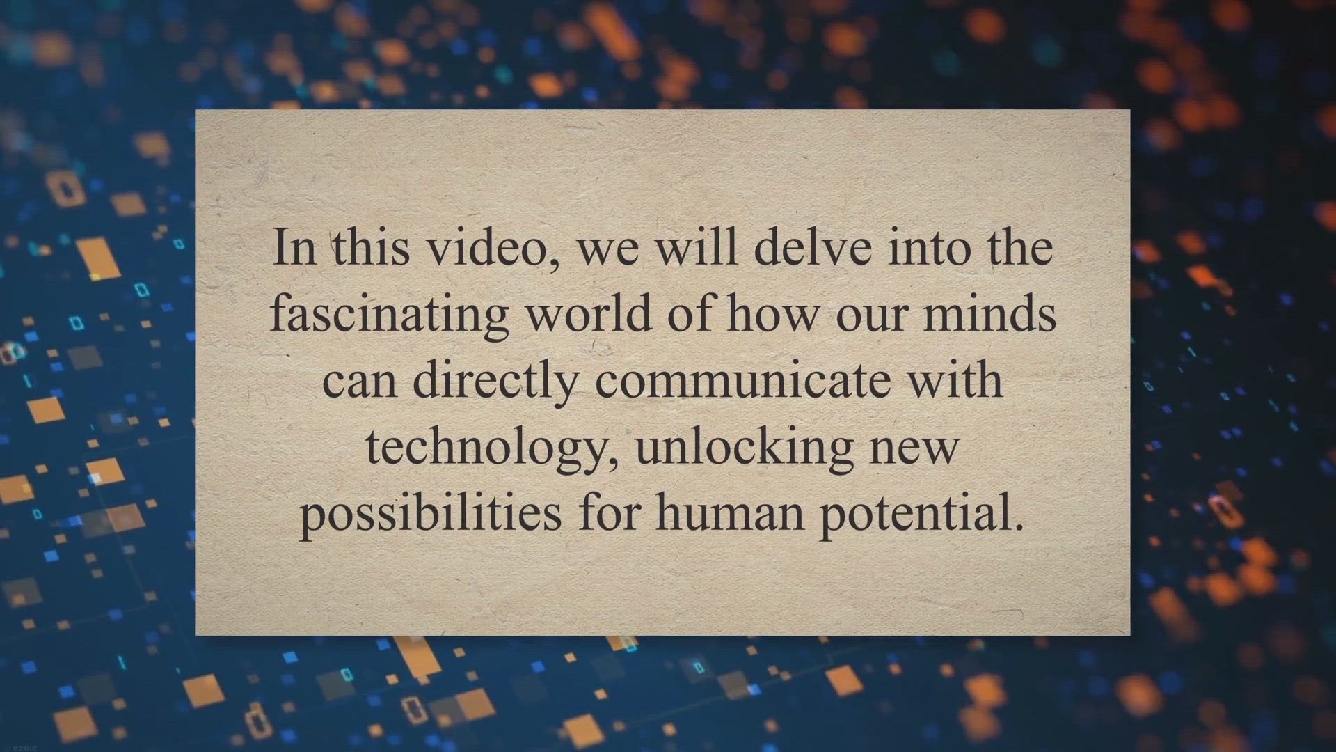 'Video thumbnail for Unlocking the Mind: Exploring Neural Interfaces and the Future of Brain-Computer Interfaces'