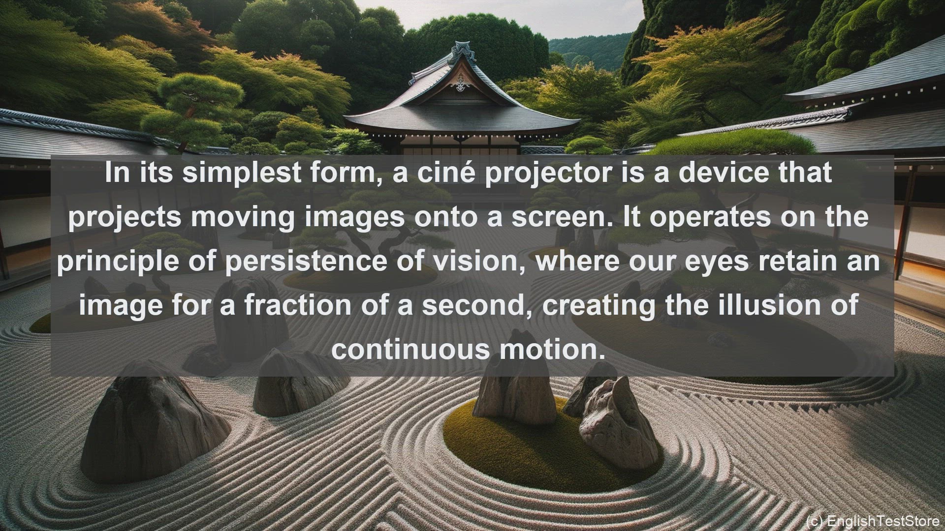 'Video thumbnail for Cine projector in science  definition and examples'