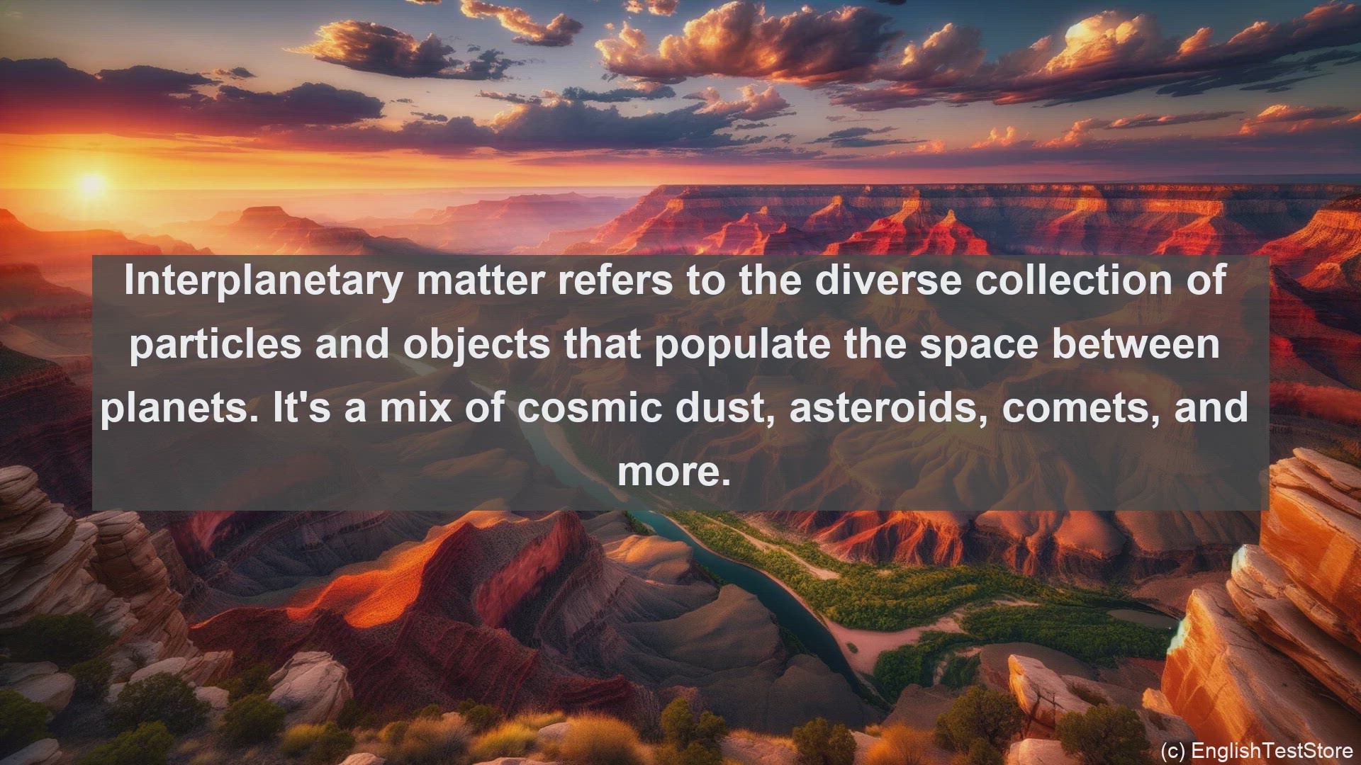 'Video thumbnail for Interplanetary matter in science  definition and examples'