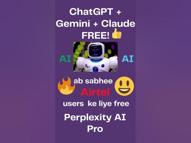Video thumbnail for Airtel ka naya offer kaise claim kare rupees 17000 gift #airtel #perplexityaipro