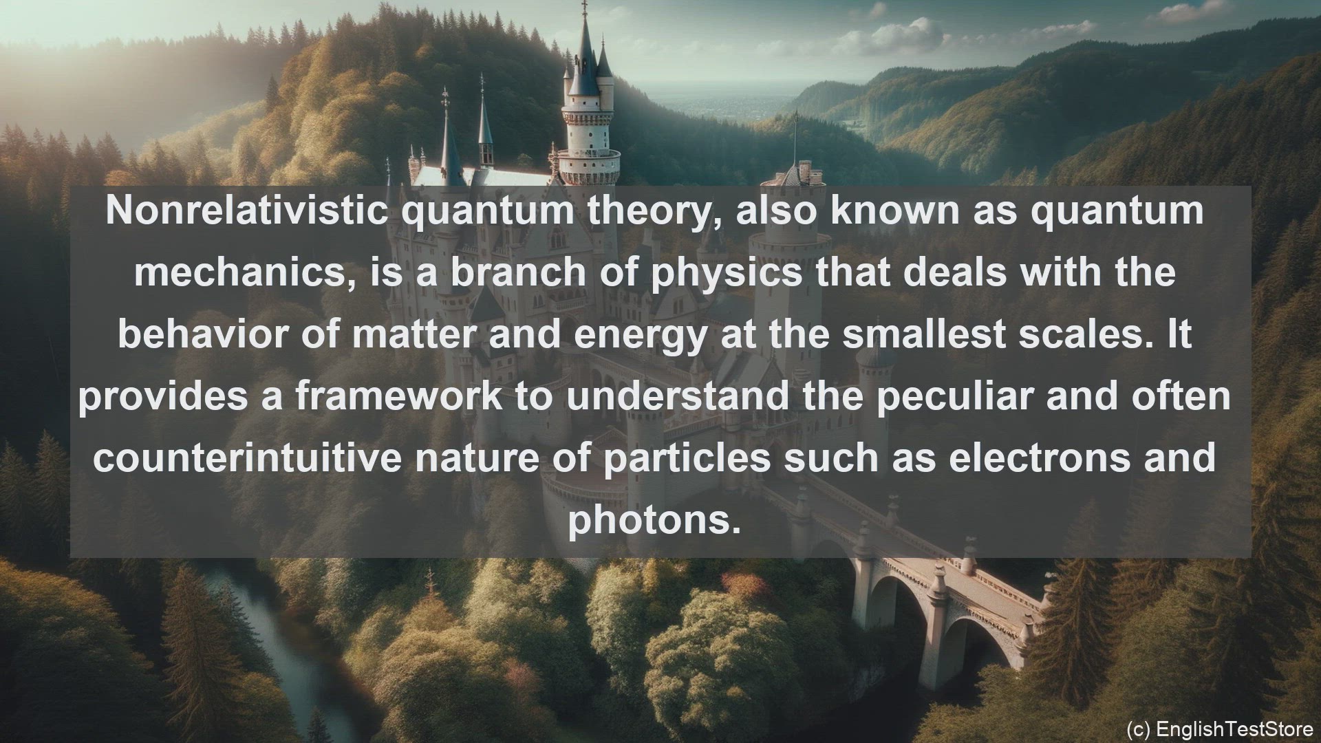 'Video thumbnail for Nonrelativistic quantum theory in science  definition and examples'