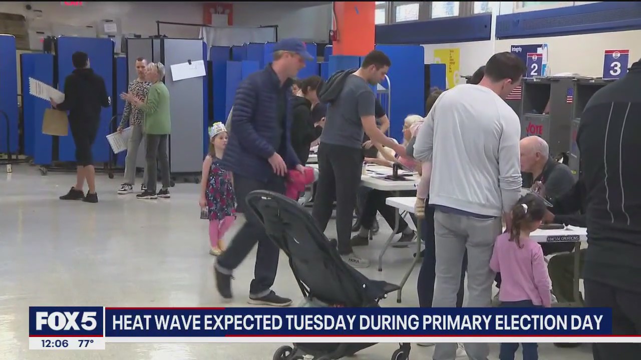 'Video thumbnail for Early voting underway despite high temperatures; Mamdani bomb threats raise concerns'