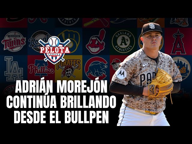 Video thumbnail for Adrián Morejón sigue brillando desde el bullpen