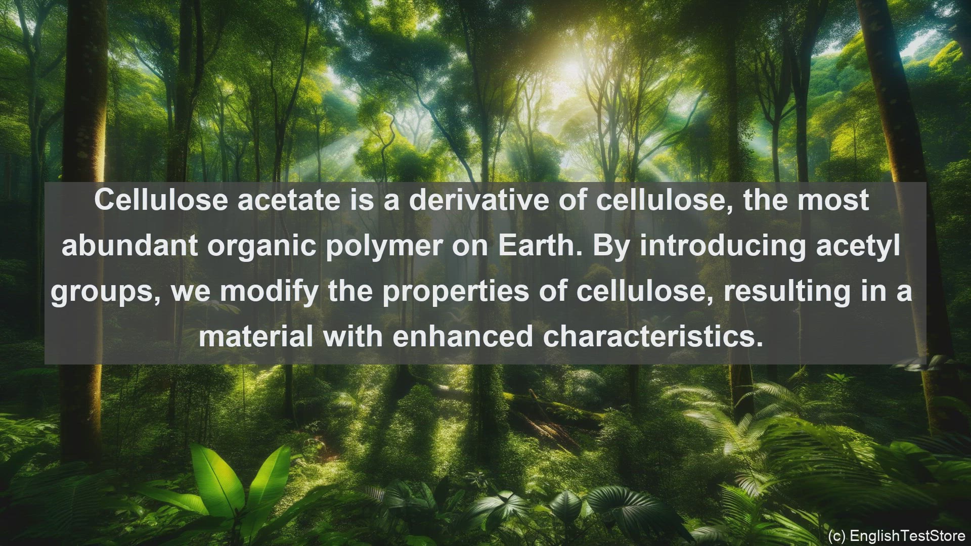 'Video thumbnail for Cellulose acetate in science  definition and examples'