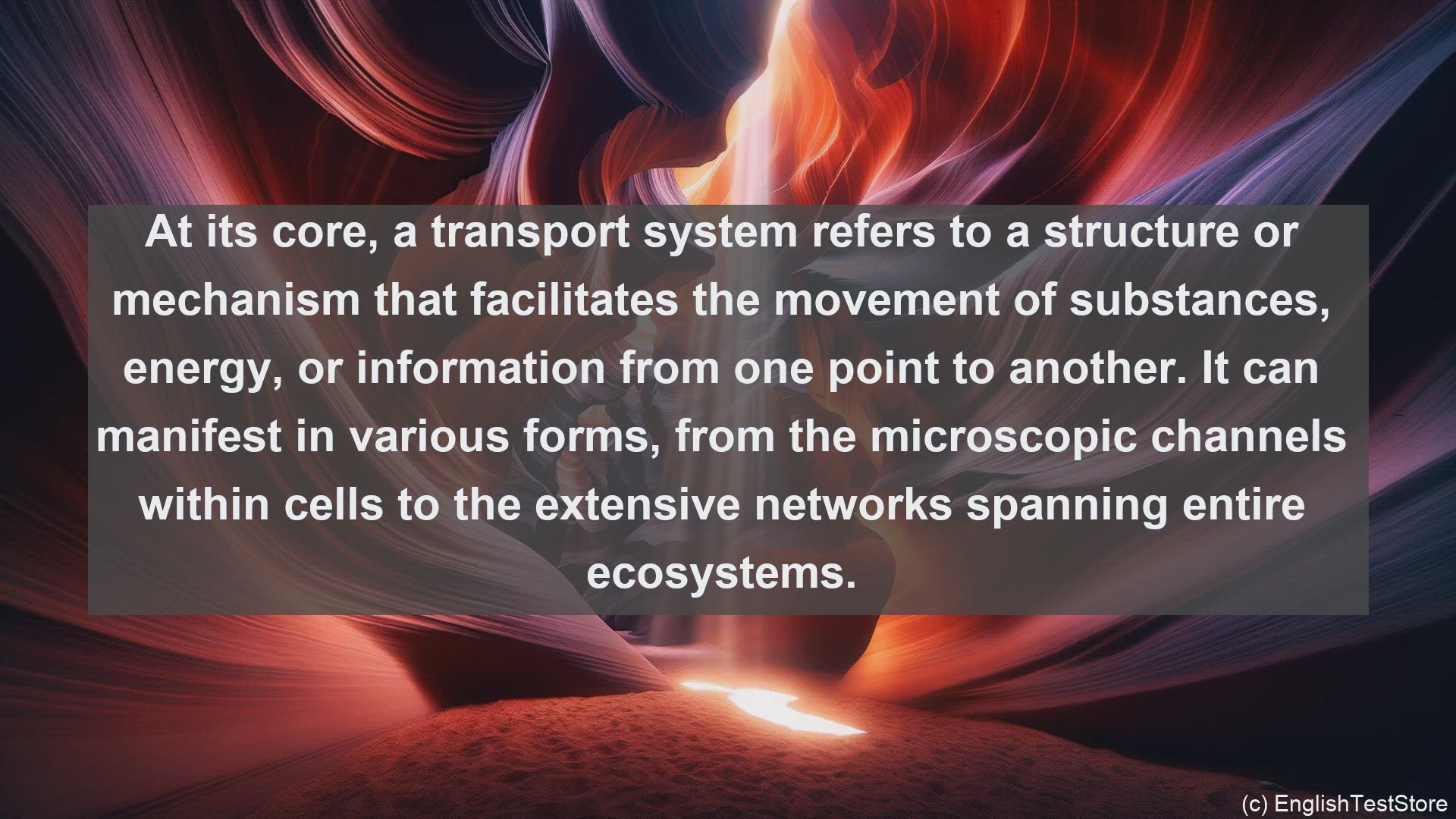 'Video thumbnail for Transport system in science  definition and examples'