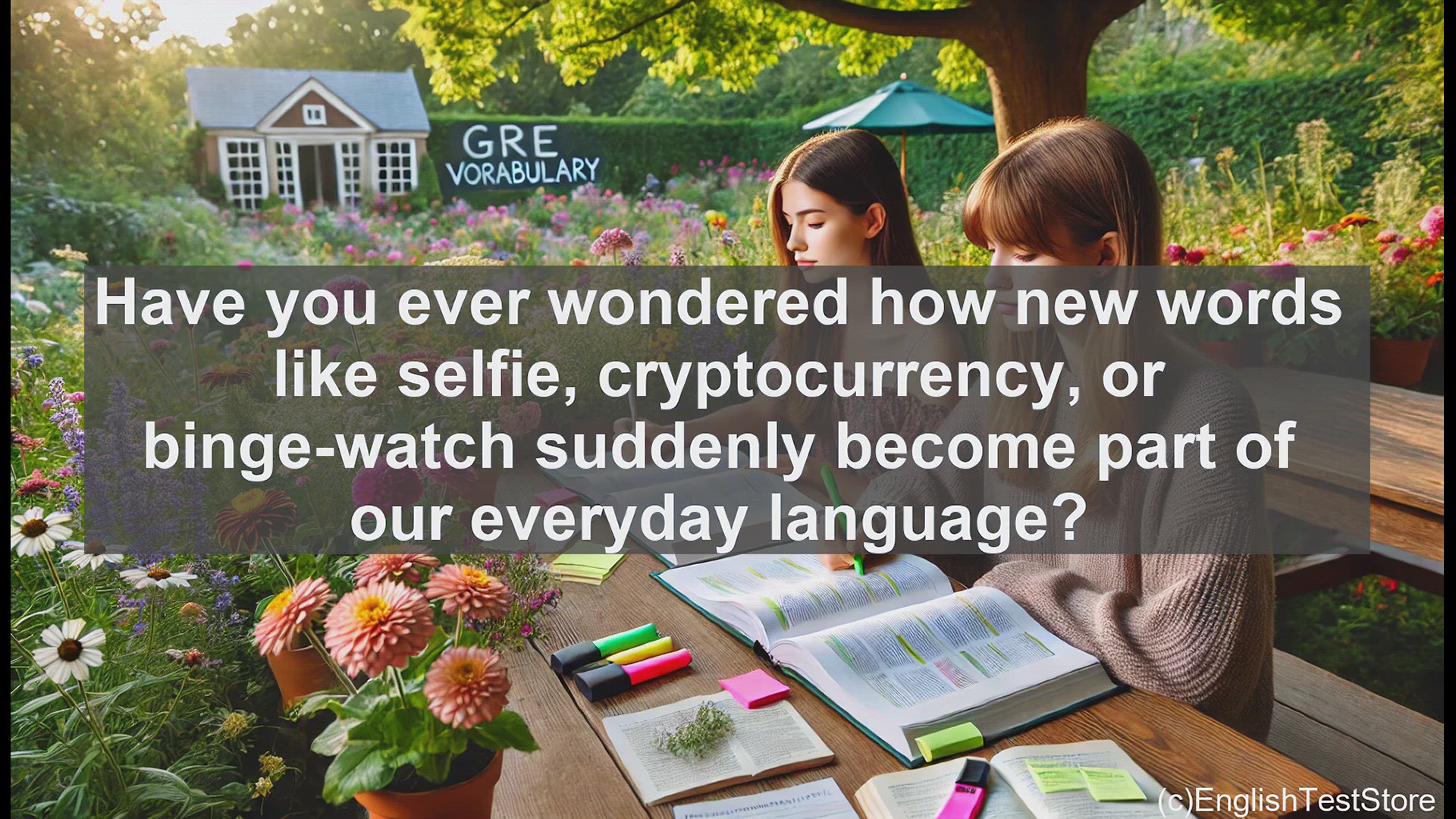 'Video thumbnail for GRE Vocabulary Lesson: The Fascinating World of Neologisms - New Words That Shape Our Language'