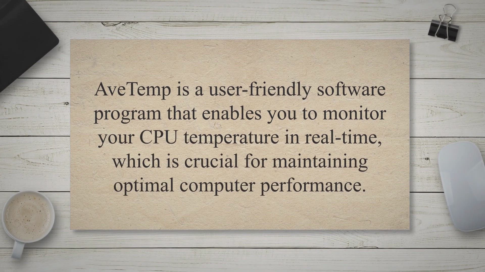 'Video thumbnail for Stay Cool with AveTemp: Monitor Your CPU Temperature in Real-Time with this Free App'