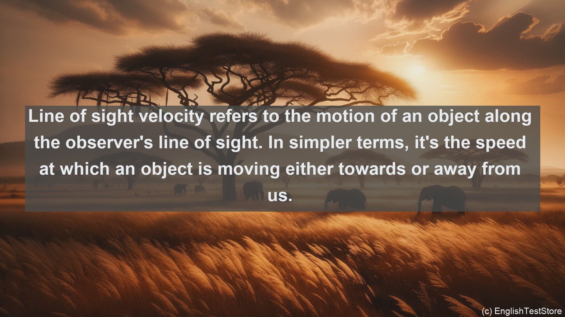 'Video thumbnail for Line of sight velocity in science  definition and examples'