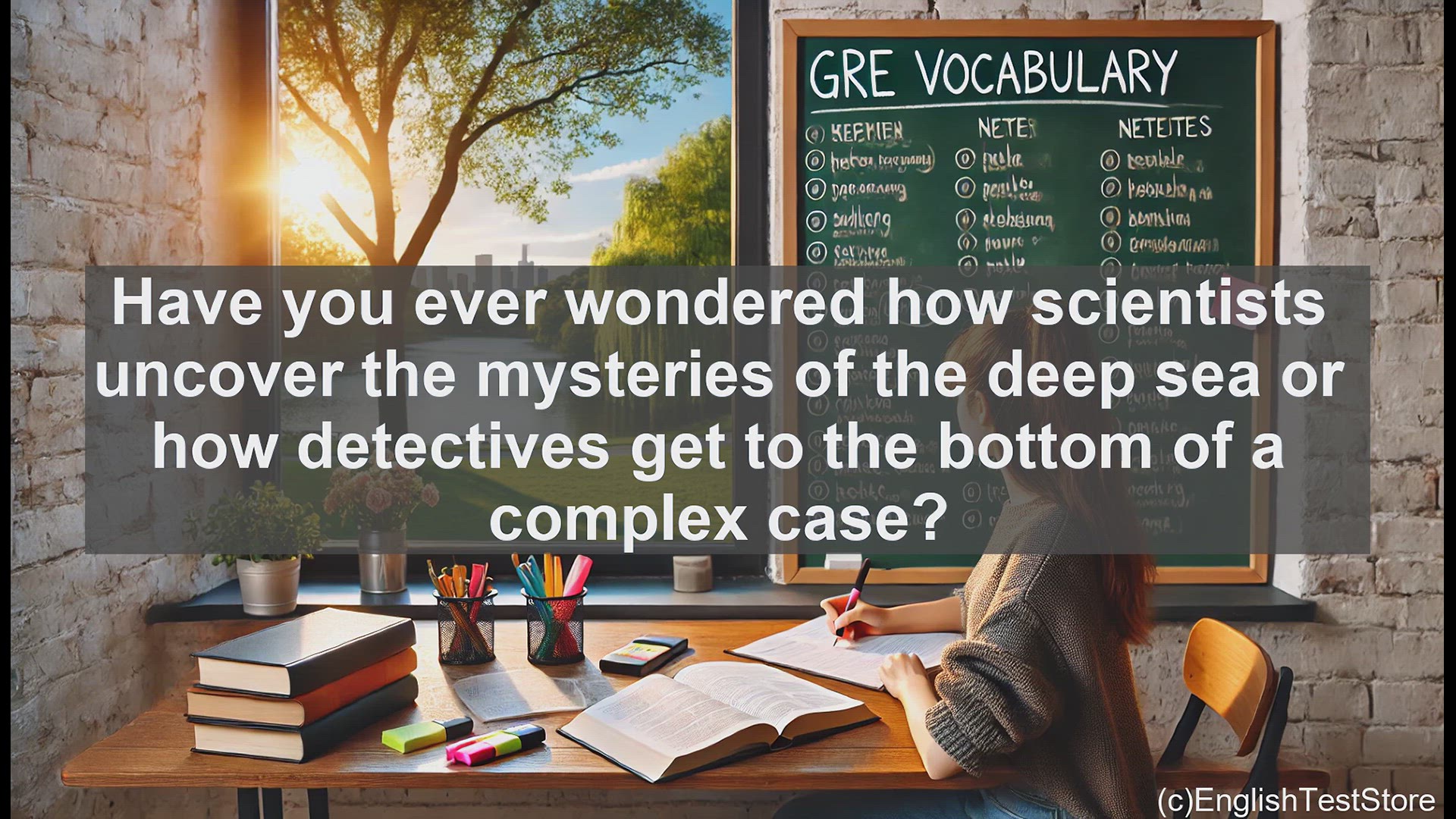 'Video thumbnail for GRE Vocabulary Lesson: Uncovering the Power of Probe - Exploring, Investigating, and Examining'