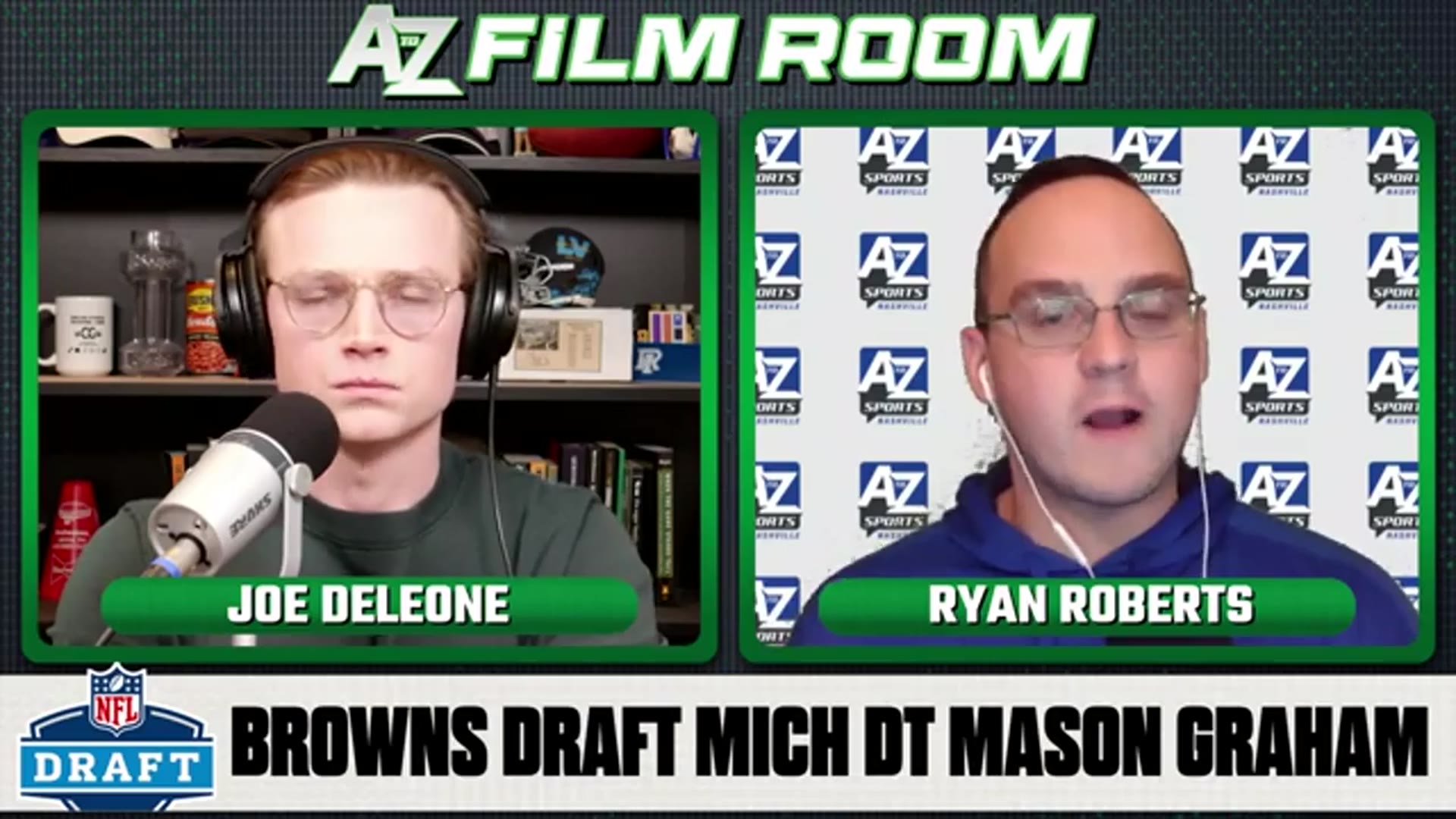 'Video thumbnail for a to z sports film room: browns draft mason graham: nfl draft 2025 analysis'