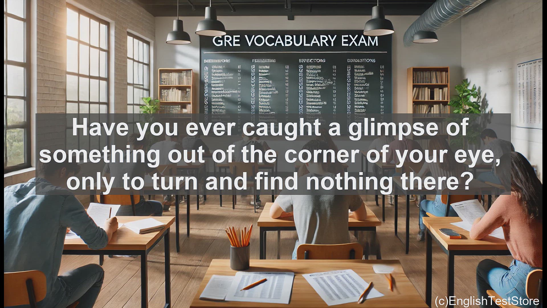 'Video thumbnail for GRE Vocabulary Lesson: Apparition - Ghostly Sightings and Unexpected Visions'