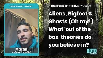 Video thumbnail for Martin believes in ghosts, both good and bad. Hoping for Casper over Bloody Mary!