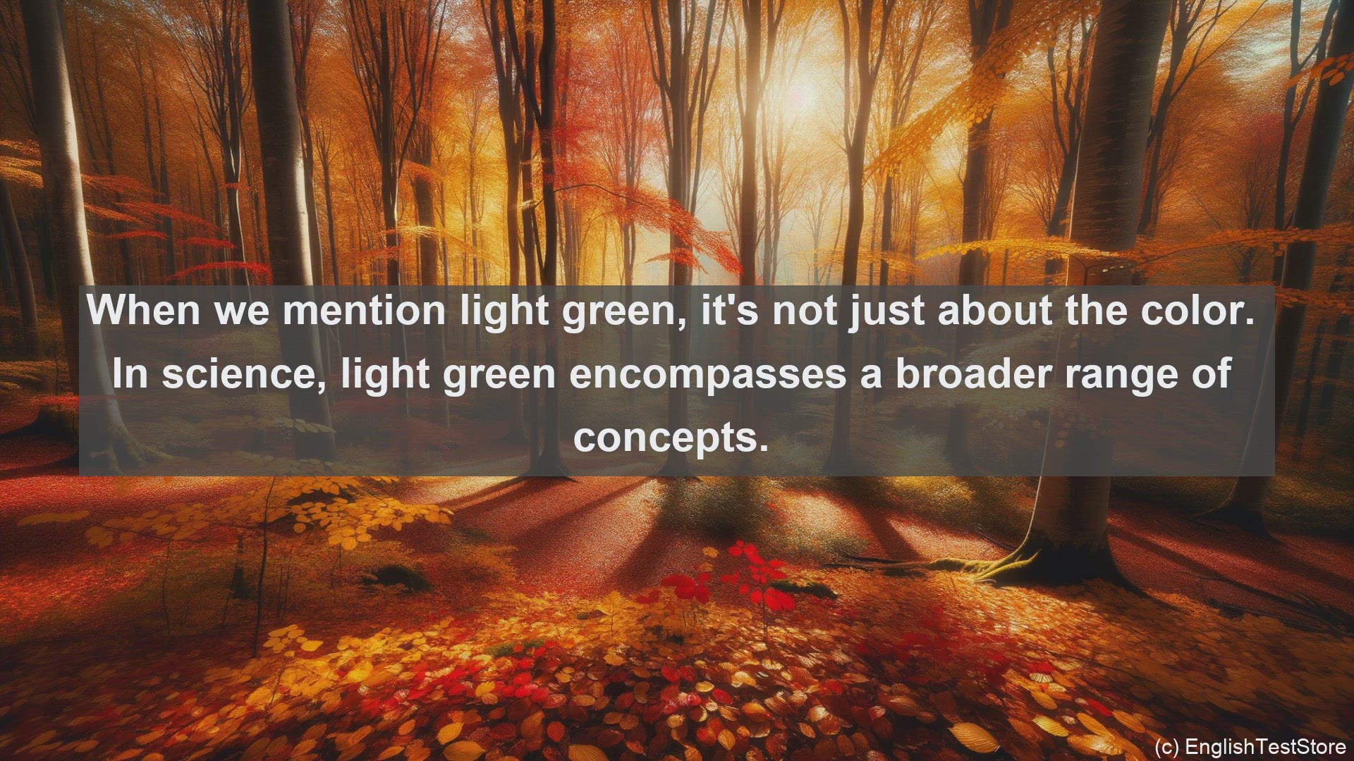 'Video thumbnail for Light green in science  definition and examples'