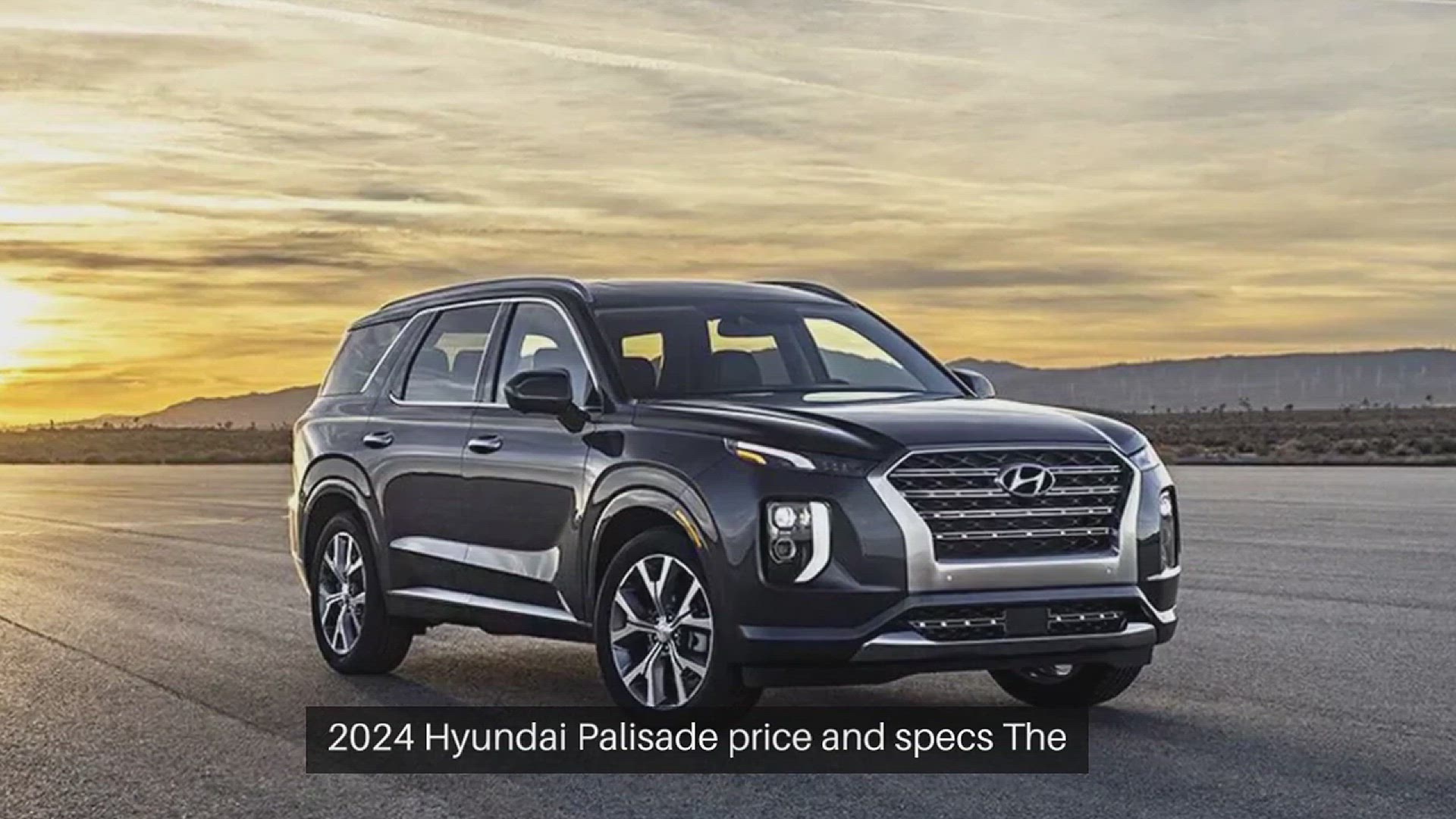 'Video thumbnail for 2024 Hyundai Palisade price and specs'