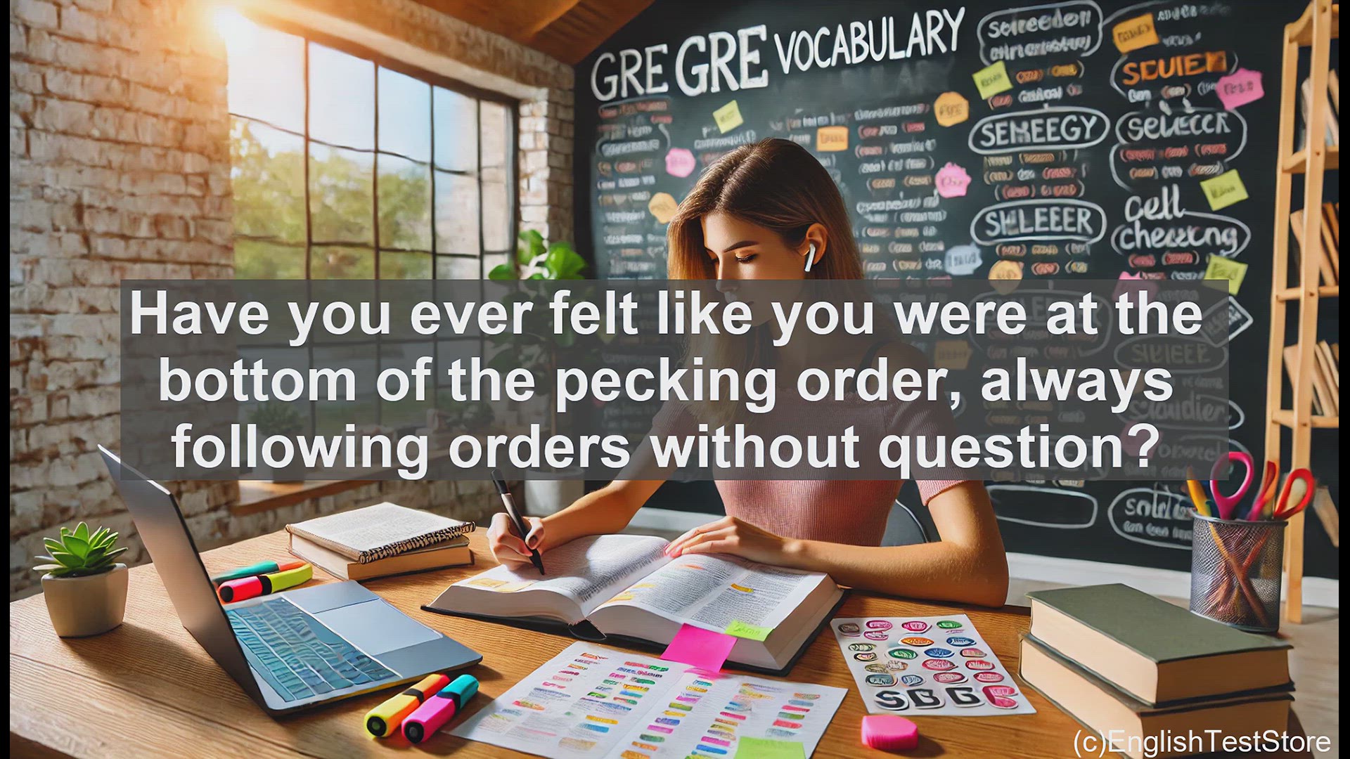 'Video thumbnail for GRE Vocabulary Lesson: Exploring the Meaning of Subservient - Navigating Power Dynamics'