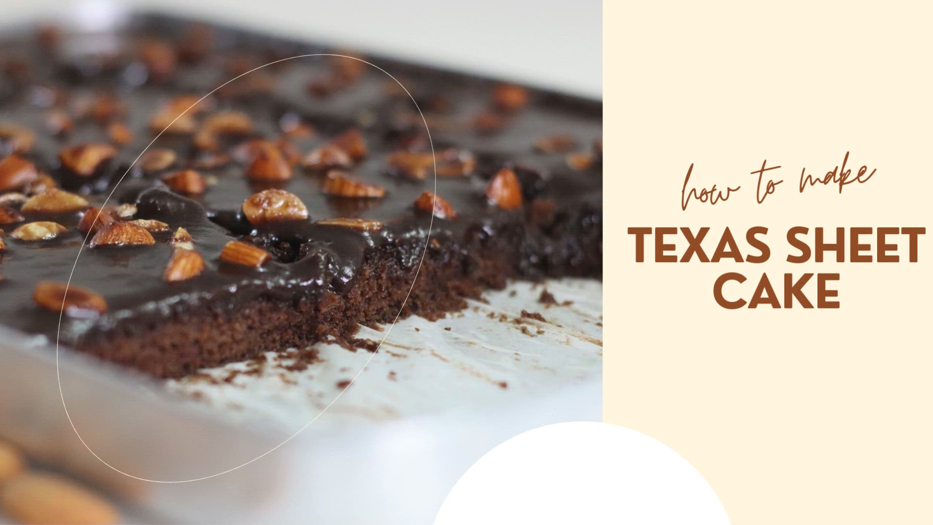 'Video thumbnail for Texas Sheet Cake Recipe'