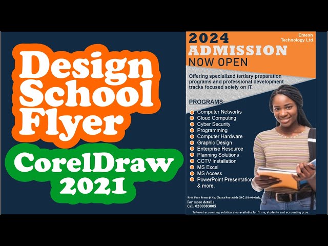 Video thumbnail for School Flyer Design in CorelDraw 2021