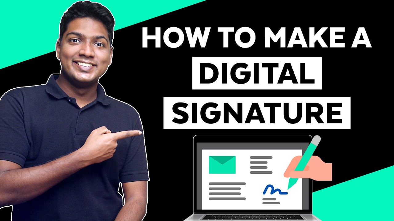 'Video thumbnail for How to make Electronic Signature'