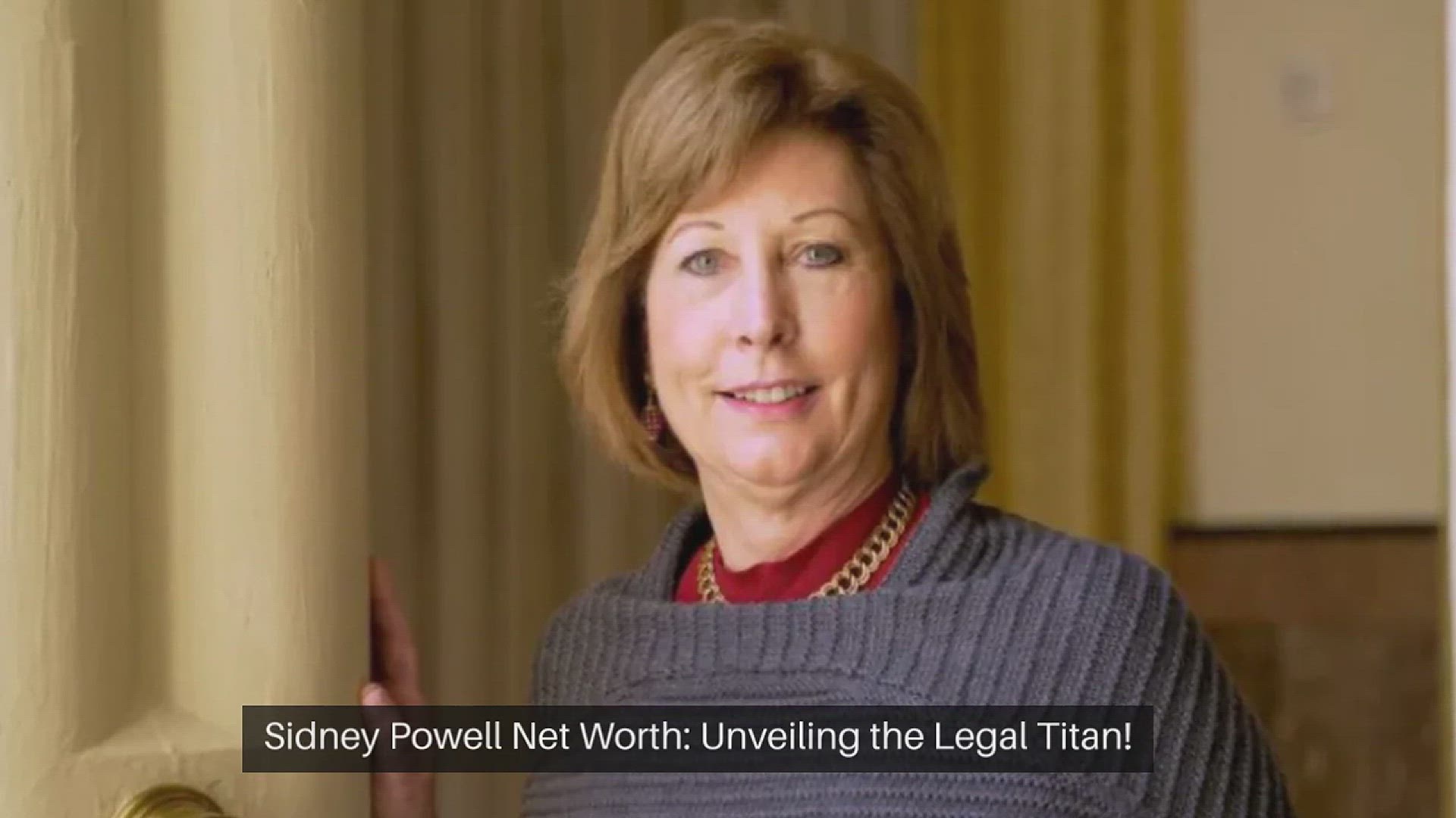 'Video thumbnail for Sidney Powell Net Worth: Unveiling the Legal Titan!'
