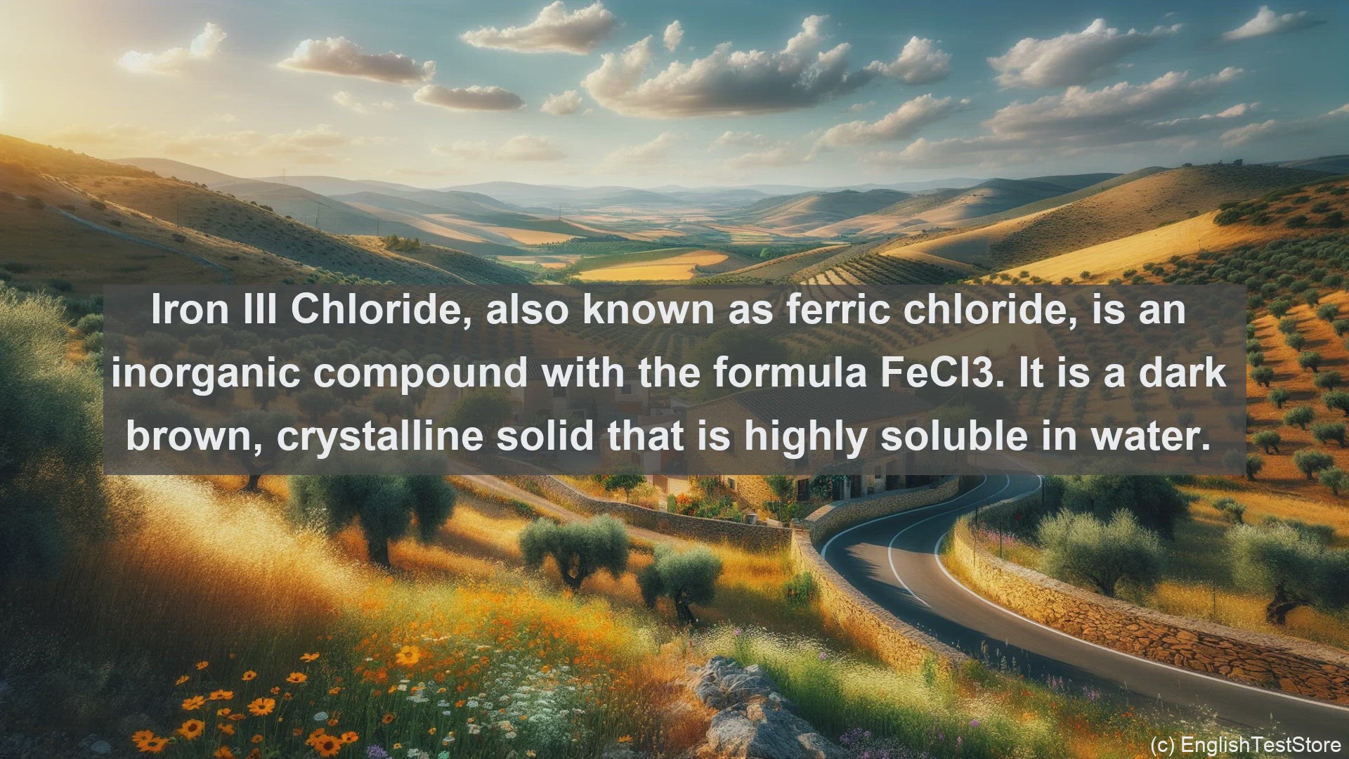 'Video thumbnail for Iron iii chloride in science  definition and examples'