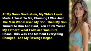 Video thumbnail for Cheating Wife Lover Toasted to Me The Man Who Raised My Son. Then My Son Exposed Their Betrayal.
