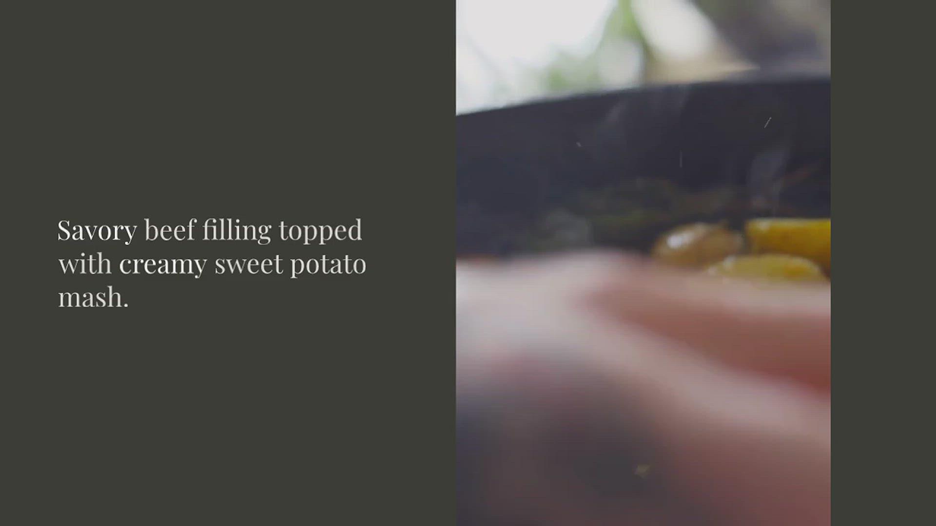 'Video thumbnail for American Beef and Sweet Potato Shepherd’s Pie'