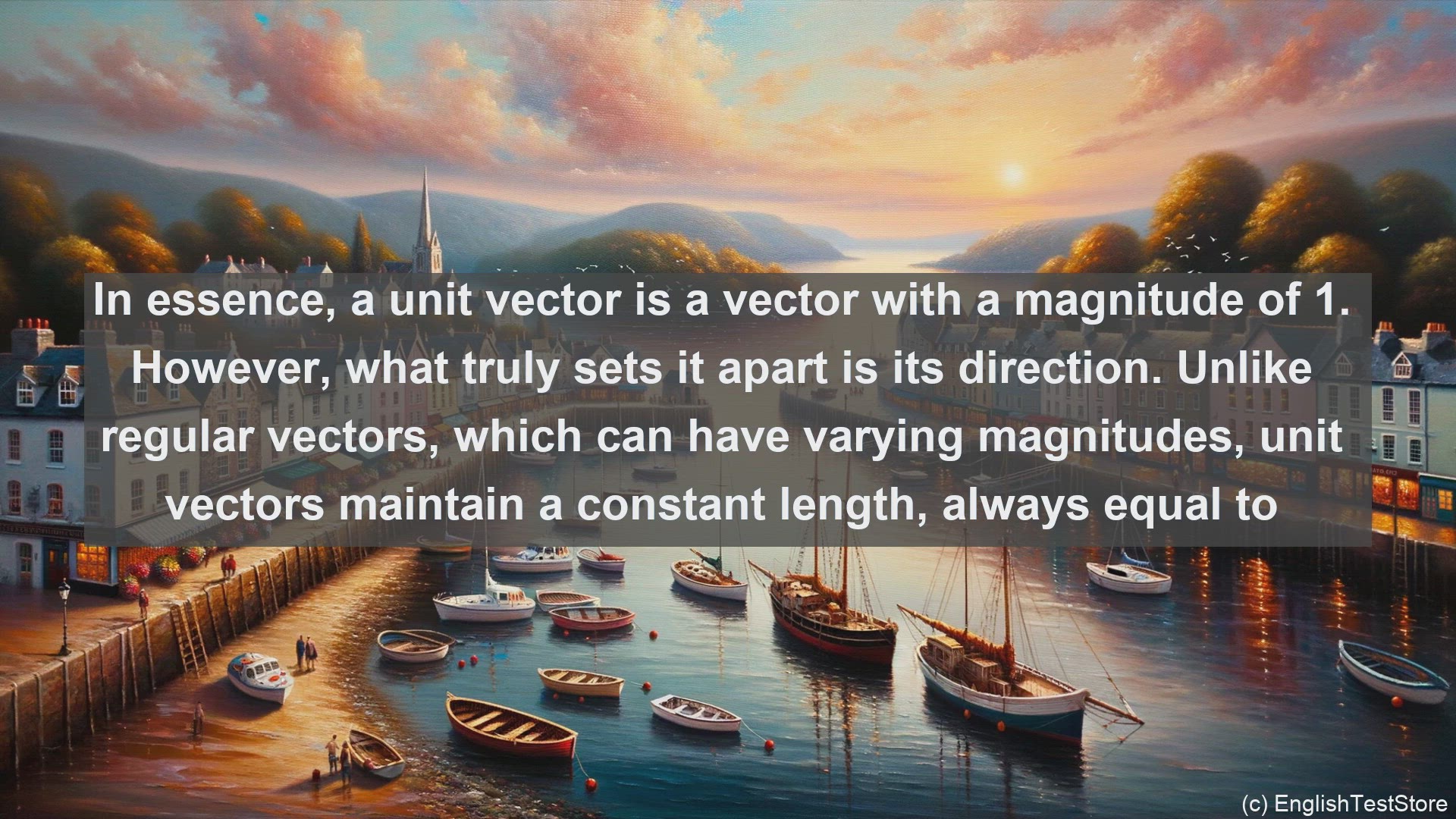 'Video thumbnail for Unit vector in science  definition and examples'