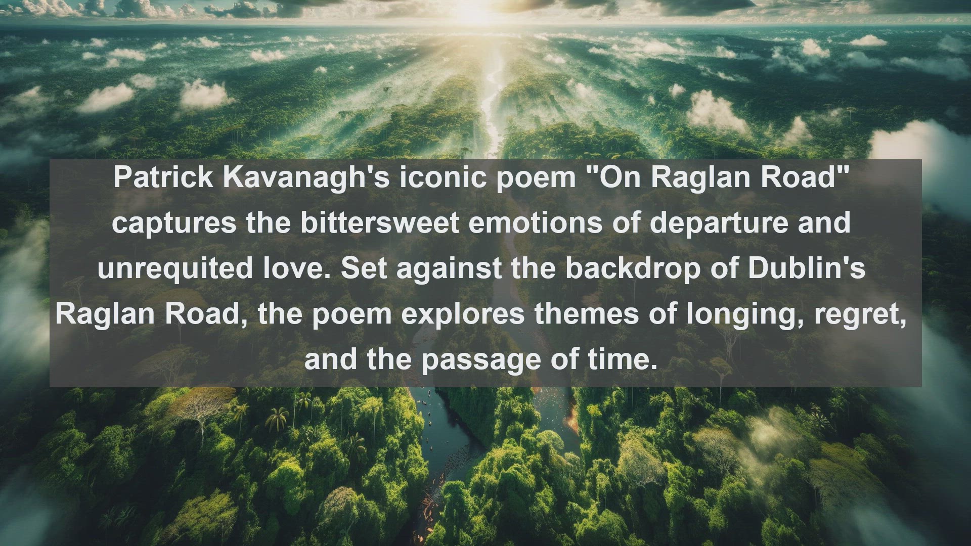 'Video thumbnail for Top 10 Irish Poems on Emigration'