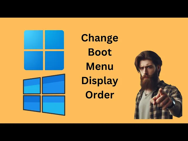 'Video thumbnail for How to Change Boot Menu Display Order on Windows 11 or 10 | GearUpWindows Tutorial'