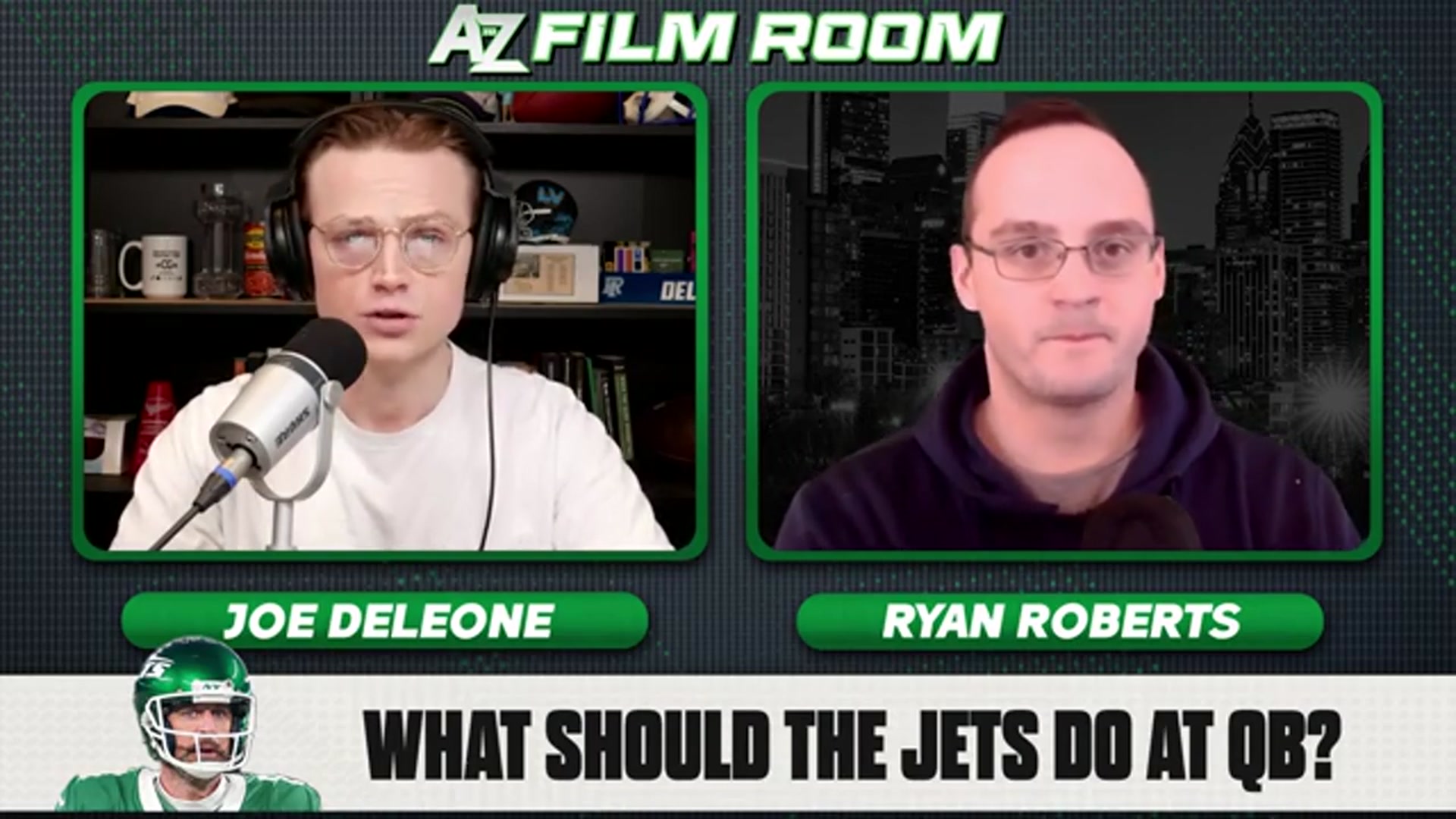 'Video thumbnail for a to z sports film room: jets' qb draft strategy: navigating the aaron rodgers fallout'