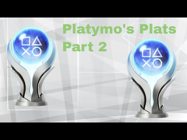 Video thumbnail for Platymo's Plats (so far) part 2