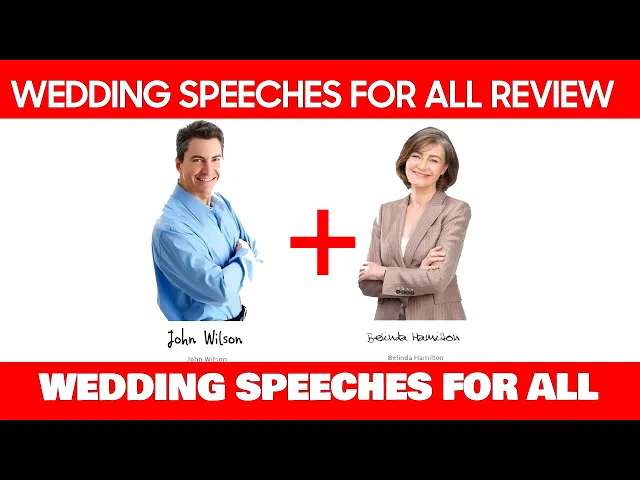'Video thumbnail for wedding speeches for all review'