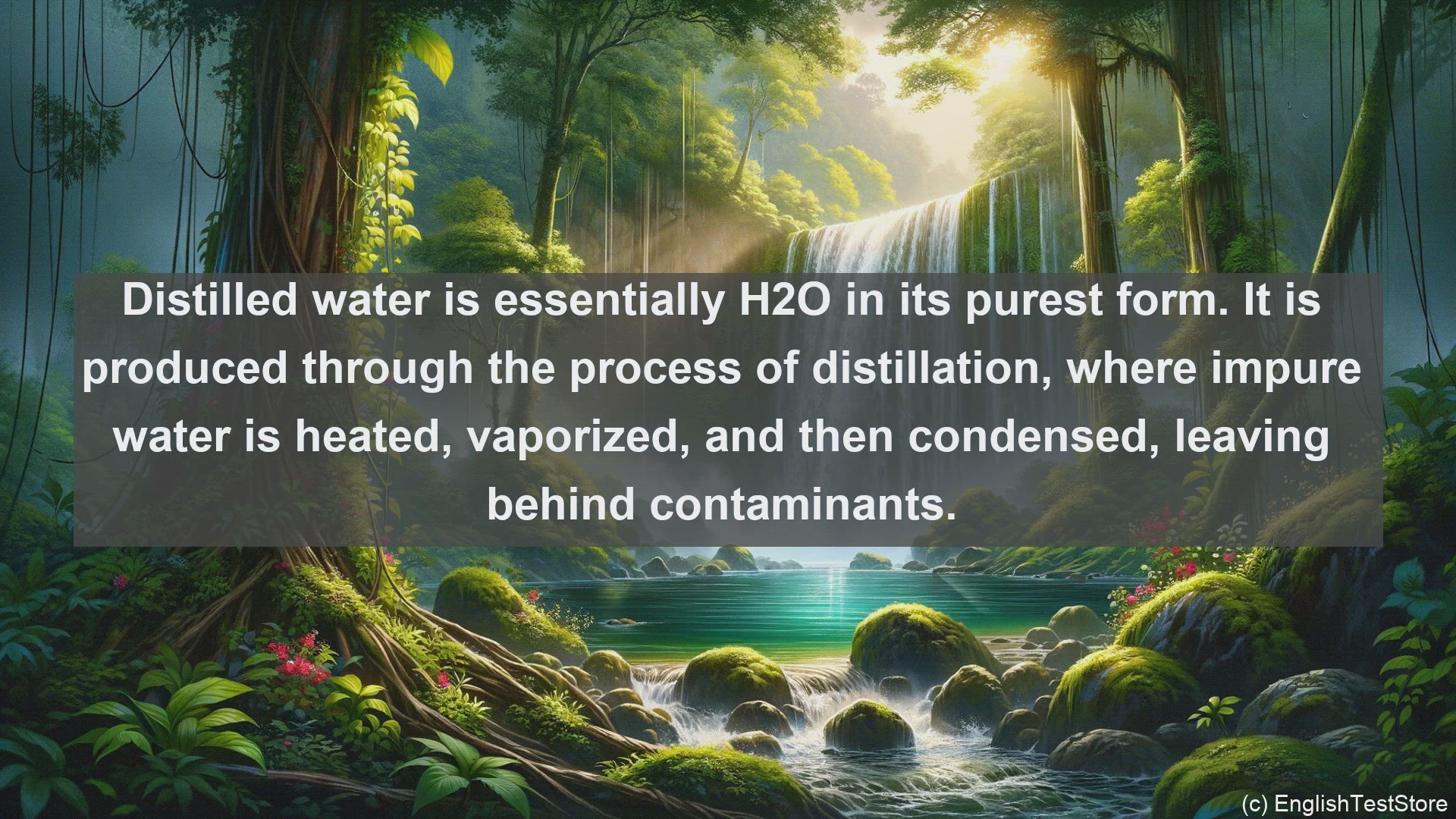 'Video thumbnail for Distilled water in science  definition and examples'