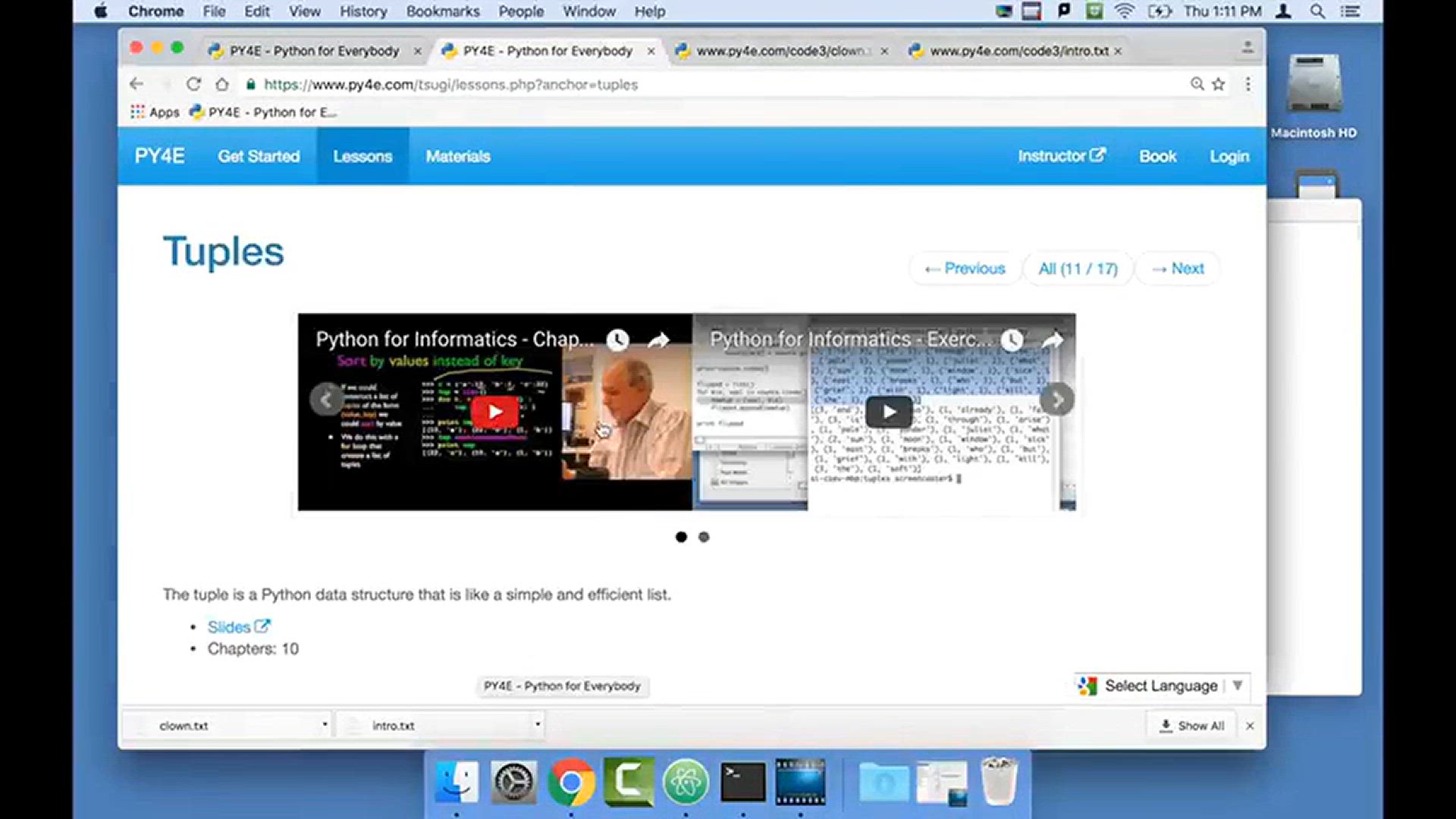 'Video thumbnail for Python Tuples - Sorting a Dictionary Using Tuples - Tutorial (31) Python for Beginner Series'