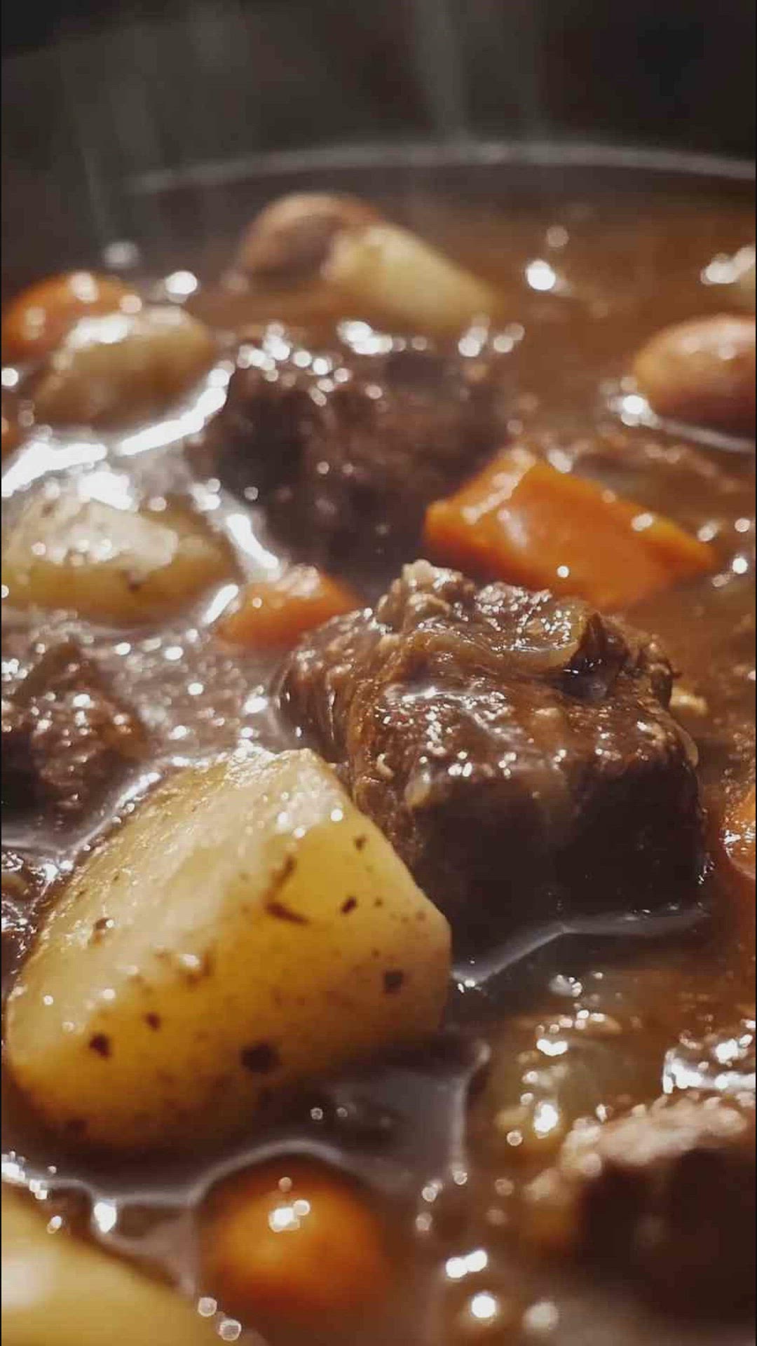 'Video thumbnail for Comforting Crock Pot Beef and Root Vegetable Stew'
