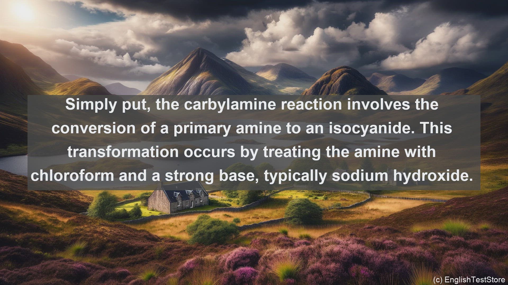 'Video thumbnail for Carbylamine reaction in science  definition and examples'