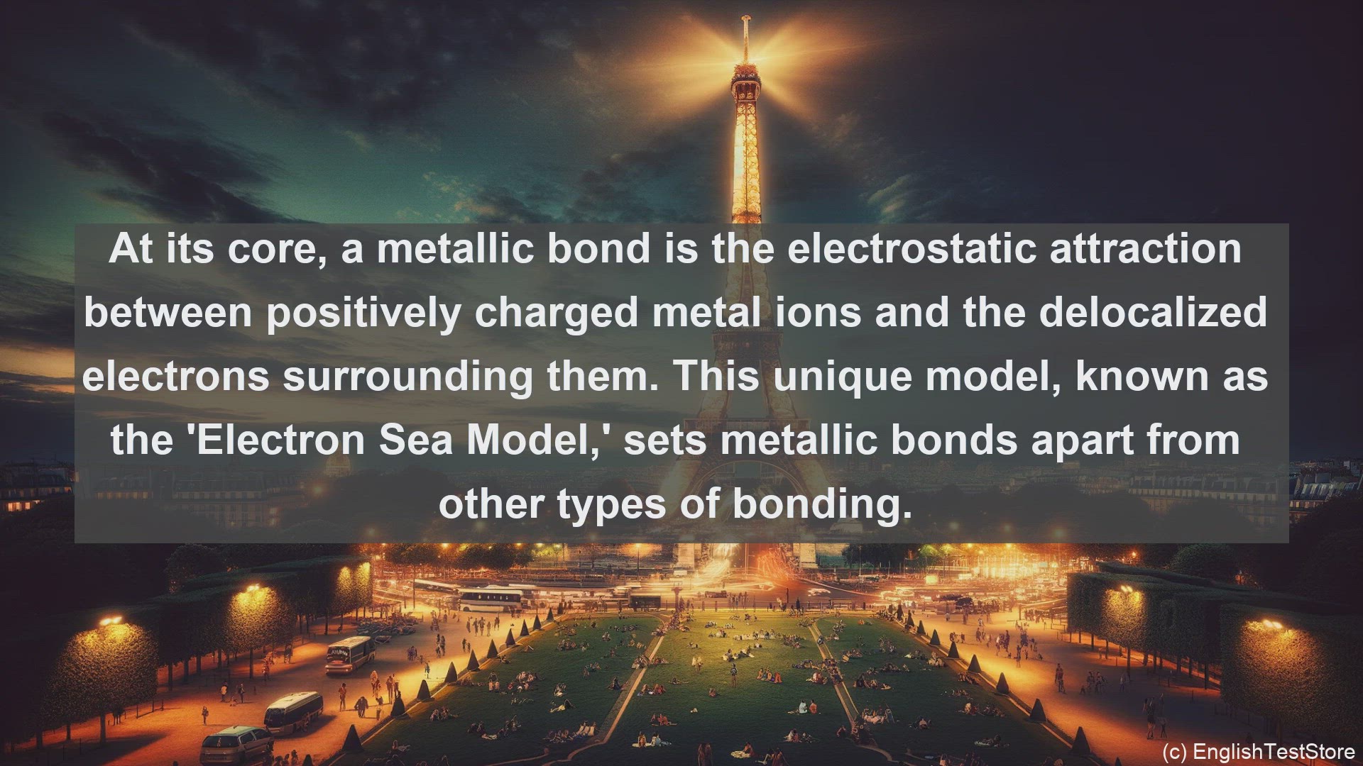 'Video thumbnail for Metallic bond in science  definition and examples'