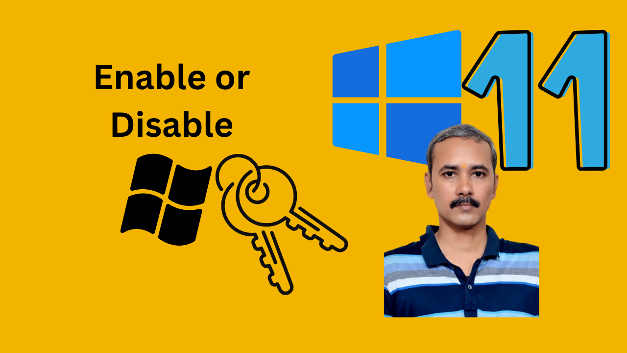 'Video thumbnail for How to Turn On or Off Windows Key on Windows 11 or 10 using Group Policy'