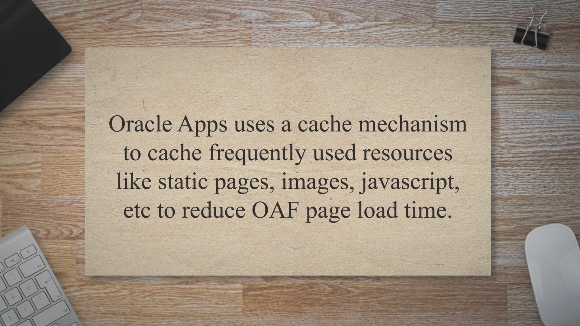 'Video thumbnail for How to Clear the OA Framework cache in Oracle Apps'