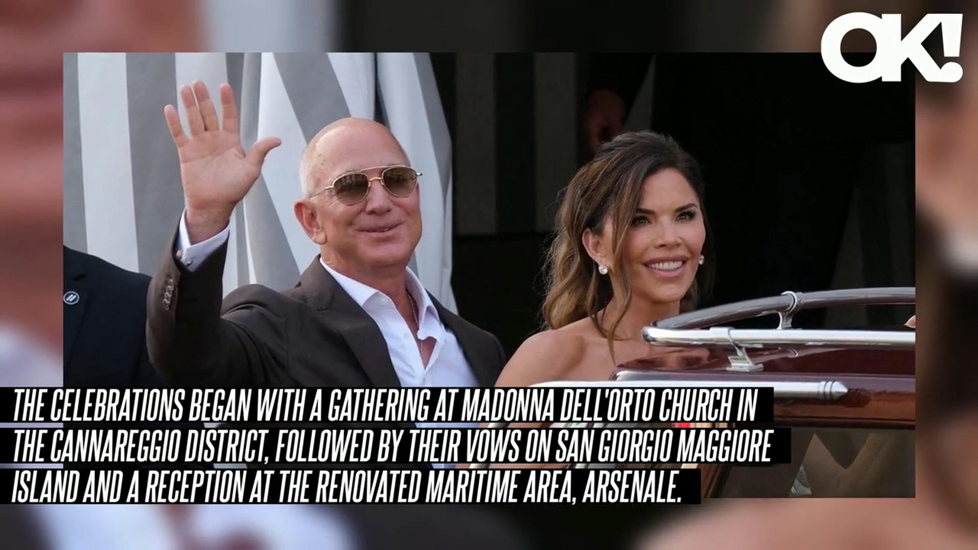 'Video thumbnail for Inside Jeff Bezos and Lauren Sanchez's $50 Million Venice Wedding: Guest List, Venue, Wedding Gown and More'